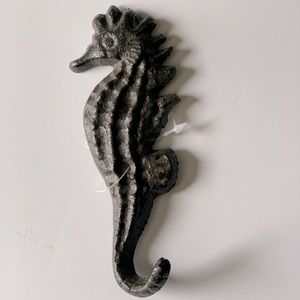 Cast Iron Seahorse Wall Hook